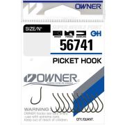 OWNER 56741 Крючок Picket Hook brown №14 12шт