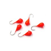 Мормышка вольф"ЯМАН"Капля с ушк, р.5,вес 1,90,цв.аргиана(уп.5 шт.)