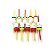 Поплавок ЯМАН "Бочонок", пенопласт, 1,3 г, цвет в ассорт. (уп. 10 шт.)/1000/