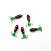 Мормышка вольф. точеная "ЯМАН" Дробь с отв., р.3, вес 0,3, цв. золото (уп. 5 шт.)