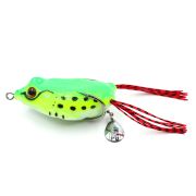 Лягушка-незацепляйка Namazu FROG с лепестком, 65 мм, 18 г, цвет 08, крючок-двойник YR Hooks (BN) #3/