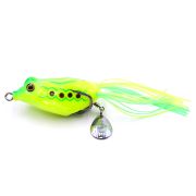 Лягушка-незацепляйка Namazu FROG с лепестком, 55 мм, 10 г, цвет 02, крючок-двойник YR Hooks (BN)#1/0