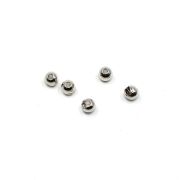 Вольфрамовая головка Namazu Pro TiA Tungsten Head Trout, р. 2,4, вес 0,1 г, цв. никель (5 шт.)