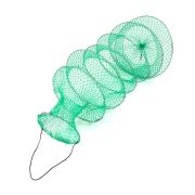 Садок Namazu круглый (восьмерка), усиленный трос 1х19, 7 колец,18 нитей,L-140 см,цв.зеленый, в чехле