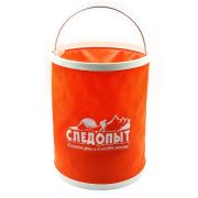 Ведро складное "СЛЕДОПЫТ", 13 л, оранж., без чехла/40/50/