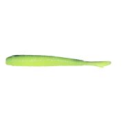 Слаг YAMAN PRO Stick Fry, р.1,8 inch, цвет #32 - Black Red Flake/Chartreuse (уп. 10 шт.)