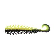 Твистер YAMAN PRO Ruff, р.4 inch, цвет #32 - Black Red Flake/Chartreuse (уп. 5 шт.)
