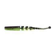 Слаг YAMAN PRO Dasty, р.1,7 inch, цвет #32 - Black Red Flake/Chartreuse (уп. 10 шт.)