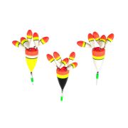 Поплавок зимний ЯМАН "Цветок 5", бальса, 4,0 г, цв. в ассорт. (уп. 3 шт.)