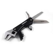 Мультитул (гаечный ключ) "СЛЕДОПЫТ-URBAN", 160х40х18 мм, 7 предметов, с набором бит, в чехле, в коро