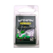 Мормышка безнасад. ЯМАН "Банан" зеленый, d-3,5 мм, вес 0,7 г, кристалл хамелеон (уп. 5 шт.)