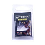 Мормышка безнасад. ЯМАН "Гвоздешарик" матовый шоколад , d-3,5 мм, вес 1 г, шарик латунный (уп.5шт)