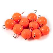 Груз Чебурашка окрашенный разборный "ЯМАН" (10 шт.) - 12 гр., оранжевый/450/