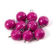 Груз Чебурашка окрашенный разборный "ЯМАН" (10 шт.) - 12 гр., фиолетовый/450/