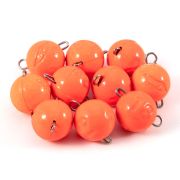 Груз Чебурашка окрашенный разборный "ЯМАН" (10 шт.) - 18 гр., оранжевый/250/