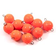 Груз Чебурашка окрашенный разборный "ЯМАН" (10 шт.) - 24 гр., оранжевый/250/