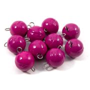 Груз Чебурашка окрашенный разборный "ЯМАН" (10 шт.) - 24 гр., фиолетовый/250/