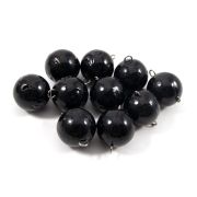 Груз Чебурашка окрашенный разборный "ЯМАН" (10 шт.) - 36 гр., чёрный/150/