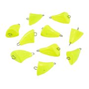 Груз Пуля-эксцентрик окрашенный разборный "ЯМАН" (10 шт.) - 18 гр., жёлтый/300/