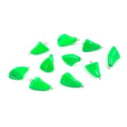 Груз Пуля-эксцентрик окрашенный разборный "ЯМАН" (10 шт.) - 18 гр., зелёный/300/