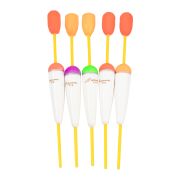 Поплавок ЯМАН "Конус" сквозной с бобышкой, пенопласт, 3,1 г, цвет в ассорт. (уп. 5 шт)