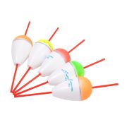 Поплавок ЯМАН "Капля" сквозной, пенопласт, 15 г, цвет в ассорт. (уп. 5 шт)