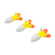 Поплавок зимний ЯМАН "Тюльпан" 2 г, пенопласт скольз., цв. желто-красный (уп. 3 шт.)/72/
