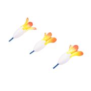 Поплавок зимний ЯМАН "Тюльпан" 3 г, пенопласт, цв. желто-красный (уп. 3 шт.)/72/