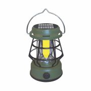 Фонарь кемпинговый "СИБИРСКИЙ СЛЕДОПЫТ-Неон-2", 2СОВ, солн. бат., аккум. 18650, зеленый/72/