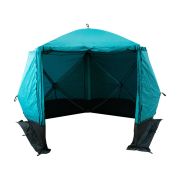 Шатер СЛЕДОПЫТ быстросборный, 5 стен, 3,4х3,25 м, h-2,30 м, S по полу 7,6 кв.м, цв. WATERFALL