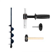 Комплект Шнек для шуруповерта ALTAY ENERGY 150R +адаптер АШ20ПС +молоточек (Helios) /4/