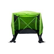 Шатер СЛЕДОПЫТ быстросборный, 2,1х2,1 м, h-2,05 м, S по полу 4,4 кв.м, цв. ЯРКО-ЗЕЛЕНЫЙ
