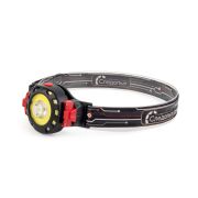 Фонарь налобный "СИБИРСКИЙ СЛЕДОПЫТ-FLASH", 1 LED+1 СОВ, аккум. 220В/100/