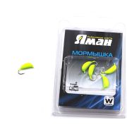 Мормышка вольф"ЯМАН"Банан с ушк, р.2,50,вес 0,70,цв.лимон(уп.5 шт.)