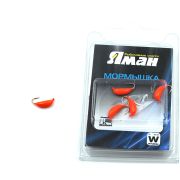 Мормышка вольф"ЯМАН"Банан с ушк, р.3,вес 1,10,цв.оранж.(уп.5 шт.)