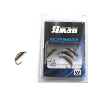 Мормышка вольф"ЯМАН"Супер банан с ушк, р.3,вес 0,90 цв.черн.никель(уп.5 шт.)