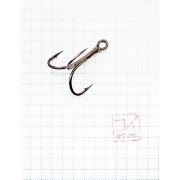 Крючок KOI "O'SHAUGHNESSY TREBLE", размер 1 (INT), цвет BN, тройник (5 шт.)/19/