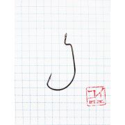 Крючок KOI "WIDE RANGE WORM", размер 1 (INT), цвет BN, офсетный (10 шт.)/90/