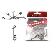 Безузловая застежка Namazu WRAPPING SNAP, цв. BN, р. L, test-15 кг (уп.10 шт)/1000/