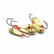 Мормышка паяная ЯМАН Уралка, вес 2,5 г, кр.№4, латунь (уп.5шт.)