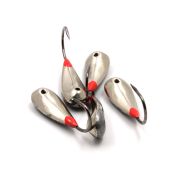 Мормышка паяная ЯМАН Уралка, вес 2,5 г, кр.№4, нейзильбер (уп.5шт.)