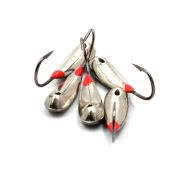 Мормышка паяная ЯМАН Уралка, вес 1,9 г, кр.№4,  нейзильбер (уп.5шт.)