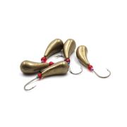 Мормышка литая ЯМАН "Чесночинка", вес 1,7 гр., кр. Kumho №79, цв. золотой (уп. 5 шт.)