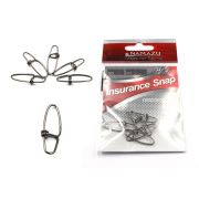 Карабин Namazu INSURANCE SNAP, цв. BN, р. 000, test-4 кг (уп. 10 шт)/1500/1000/