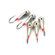 Мормышка паяная ЯМАН Уралка Сред. №1, вес 1,3 гр., кр. №6, цв. нейз./светонак. (уп. 5 шт.)