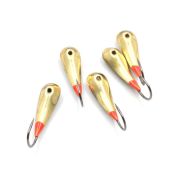 Мормышка паяная ЯМАН Уралка Сред. №2, вес 1,3 гр., кр. №8, цв. латунь (уп. 5 шт.)