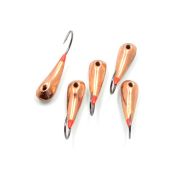 Мормышка паяная ЯМАН Уралка Сред. №2, вес 1,3 гр., кр. №8, цв. медь/светонак. (уп. 5 шт.)