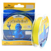 Шнур плетеный Namazu "Supahiro" 4Х, L-100 м, d-0,40 мм, test-28кг, желтый/100/