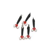 Мормышка вольф. безнасадочная "ЯМАН" Черт с петлей с коронкой из никеля (короткий), d-4 мм, вес 1,1