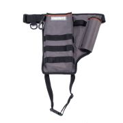 Сумка рыболовная поясная "СЛЕДОПЫТ" Fishing Pocket Hip, 30х22х6 см, цв. серый + 1 коробка LUNO 18/5/